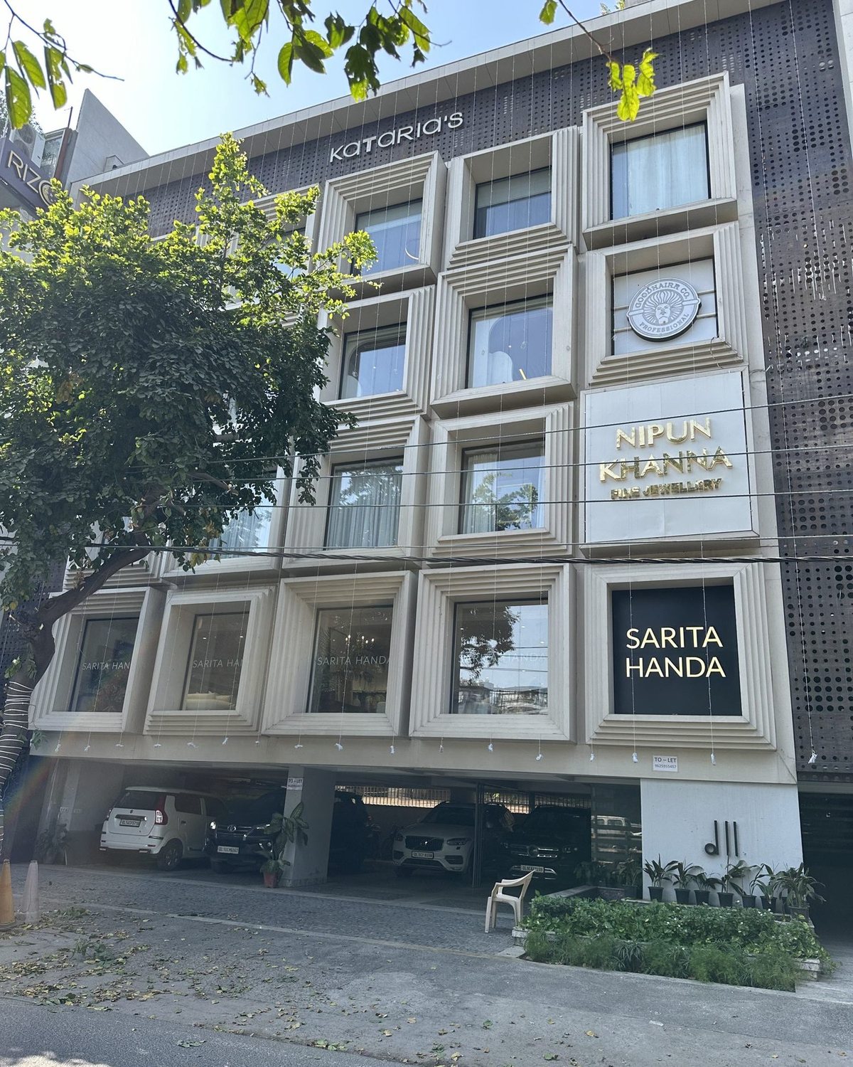 Nipun Khanna building and signage, D-11 Defence Colony, New Delhi